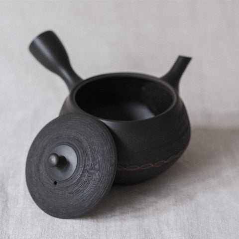 Handmade Japanese teapot. Made in Tokoname, Japan - Hokuryu 350 mL.