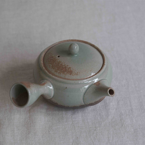 Handmade Japanese teapot. Made in Tokoname, Japan - Isshin 360 mL.