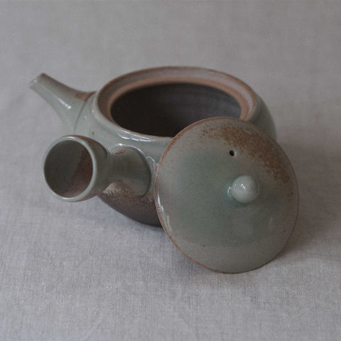 Handmade Japanese teapot. Made in Tokoname, Japan - Isshin 360 mL.