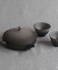 Handmade Japanese teapot set. Made in Tokoname, Japan by Junzo Maekawa.